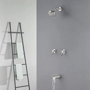 2-Handle Bath and Shower Trim Kit with Diverter Tub Spout 6-Setting Tub Shower Faucet with Valve In Matte Black, Brushed Nickel, Brushed Gold 2-handle-bath-and-shower-trim-kit-with-diverter-tub-spout-6-setting-tub-shower-faucet-with-valve-in-matte-black-brushed-nickel-brushed-gold 