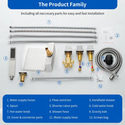 2-Handle Widespread Bath Tub Mixer Deck Mouted 5-Piece Roman Waterfall Tub Filler with Pull-Out Handheld Shower 3-handle-widespread-bath-tub-mixer-deck-mouted-5-piece-roman-waterfall-tub-filler-with-handheld-shower 