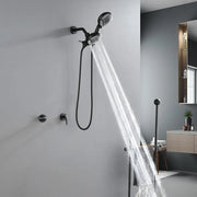 2-Head Shower Trim Kit with 5-Setting Handheld Sprayer and Cross Handle in Matte Black | Brushed Nickel | Brushed Gold 2-head-shower-trim-kit-with-5-setting-handheld-sprayer-and-cross-handle-in-matte-black-brushed-nickel-brushed-gold 
