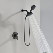 2-In-1 Rain Shower Heads System Single-Handle 6 Modes Shower Trim Kit with Dual Shower Head 4.7 Inch in Matte Black, Brushed Nickel, Brushed Gold 2-in-1-rain-shower-heads-system-single-handle-6-modes-shower-trim-kit-with-dual-shower-head-4-7-inch-in-matte-black-brushed-nickel-brushed-gold 