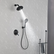 2-Way Shower Faucet Set 8 Inch ABS 6-Setting Head Shower System with 9-Spray Round Hand Shower 2-way-8-inch-abs-6-setting-head-shower-system-with-9-functions-hand-shower 