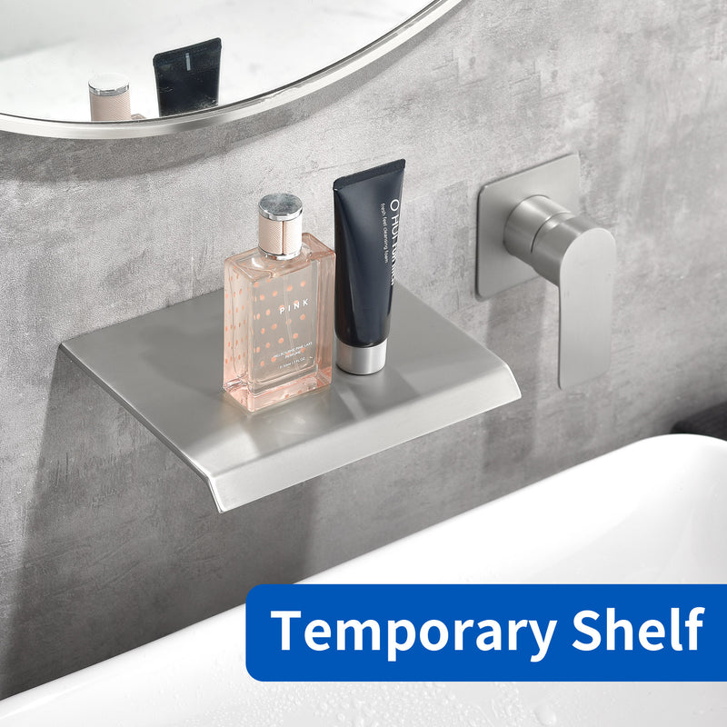 Wall Mount Bathtub Faucet, Waterfall Roman Tub Filler Faucet Single Handle Bathroom Faucet