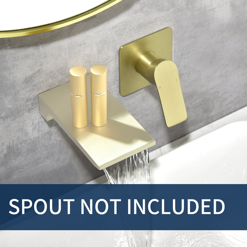Single Function Square Shower Valve Faucet Diverter Control Single Handle Hot and Cold Water Mixer Shower Valve