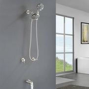 2 Handles Tub and Shower Faucet Set 6-Function High Pressure Dual Shower System with Tub Spout 2-handle-6-function-tub-shower-faucet 