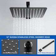 3-Function Concealed Shower Mixer with 10-Inch Rainfall Shower Head, High Pressure Handheld Shower & Tub Spout - Matte Black, Brushed Nickel, Brushed Gold 3-way-mixer-10-rainfall-shower-head-faucet-tub-spout-tap-with-handheld-spray 
