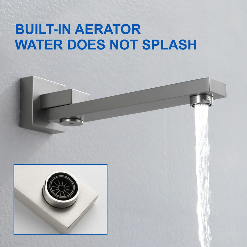 3-Function Concealed Shower Mixer with 10-Inch Rainfall Shower Head, High Pressure Handheld Shower & Tub Spout - Matte Black, Brushed Nickel, Brushed Gold 3-way-mixer-10-rainfall-shower-head-faucet-tub-spout-tap-with-handheld-spray 