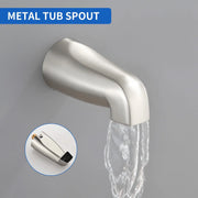 3-Handle Tub & Shower Trim with Tub Spout Wall Mounted 6-Spray 5-Inch Round Bathtub and Shower Faucet For Bathroom 3-handle-tub-shower-trim-with-tub-spout-wall-mounted-6-spray-5-inch-round-bathtub-and-shower-faucet-for-bathroom 