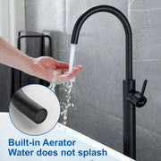 360° Rotation Freestanding Bathtub Faucet One Function Floor Mount Tub Filler in Brushed Gold, Matte Black, Brushed Nickel freestanding-bathtub-faucet-matte-black-floor-mount 