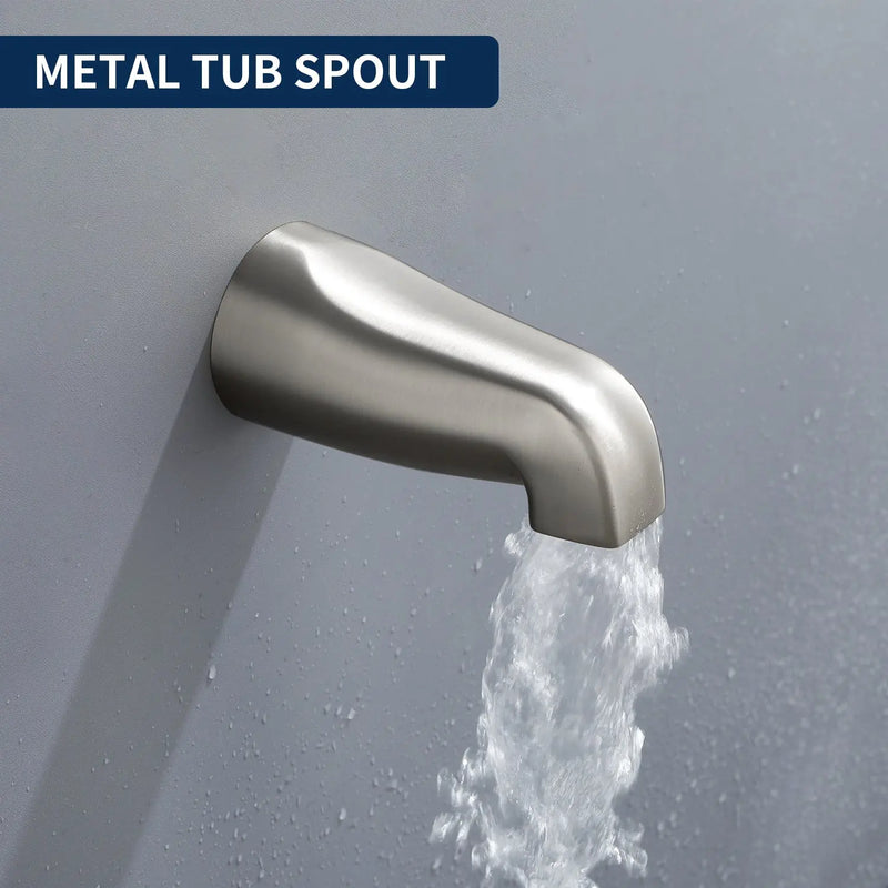3 Handles 2 in 1 Round Tub Shower Faucet with 7-Spray Dual Shower Heads and Tub Spout 3-handles-2-in-1-round-tub-shower-faucet-with-7-spray-dual-shower-heads-and-tub-spout 