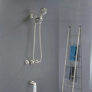 3 Handles Tub Shower Faucet with Round 6-Spray 2 In 1 Dual Shower Head and Tub Spout 3-handles-tub-shower-faucet-with-round-6-spray-2-in-1-dual-shower-head-and-tub-spout 