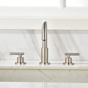 3 Hole Brass Bathroom Sink Faucet, 2 Handle 8 Inch Widespread Laundry Sink Faucet  Black shamanda-3-hole-widespread-faucet-black 