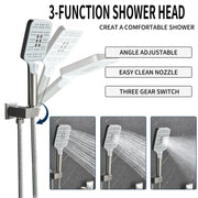 3 Piece Waterfall Wall Mount Bath Tub Filler Faucet with 3 Setting Handheld Sprayer 3-piece-waterfall-wall-mount-bath-tub-filler-faucet-with-3-setting-handheld-sprayer 