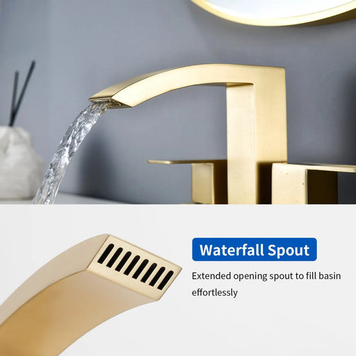 4-Inch Centerset Vanity Faucet 2-Handle Waterfall Bathroom Faucet with Pop Up Drain and Water Supply Lines 4-inch-centerset-2-handle-bathroom-faucet-with-pop-up-drain-and-water-supply-lines 