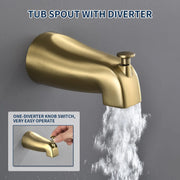 4.7 Inch 5-Mode Wall Mount High Pressure ABS Dual Shower Head System with Tub Spout 4-7-inch-5-mode-wall-mount-high-pressure-abs-dual-shower-head-system-with-tub-spout 