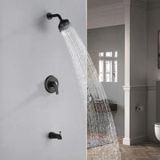 5Inch Tub Shower Faucet Set with 6-Spray Shower Head Wall Mounted Shower Trim Kit with Diverter Bath Spout 5inch-tub-shower-faucet-set-with-6-spray-shower-head-wall-mounted-shower-trim-kit-with-diverter-bath-spout 