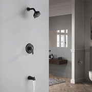 5Inch Tub Shower Faucet Set with 6-Spray Shower Head Wall Mounted Shower Trim Kit with Diverter Bath Spout 5inch-tub-shower-faucet-set-with-6-spray-shower-head-wall-mounted-shower-trim-kit-with-diverter-bath-spout 