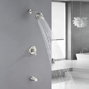 5Inch Tub Shower Faucet Set with 6-Spray Shower Head Wall Mounted Shower Trim Kit with Diverter Bath Spout 5inch-tub-shower-faucet-set-with-6-spray-shower-head-wall-mounted-shower-trim-kit-with-diverter-bath-spout 