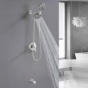 6-Spray Dual Shower Faucet Set with Tub Spout 2-in-1 Shower head and Handheld Shower 6-spray-dual-shower-faucet-set-with-tub-spout-2-in-1-shower-head-and-handheld-shower 