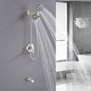 6-Spray Dual Shower Faucet Set with Tub Spout 2-in-1 Shower head and Handheld Shower 6-spray-dual-shower-faucet-set-with-tub-spout-2-in-1-shower-head-and-handheld-shower 