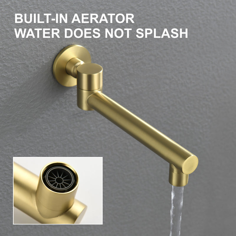 Shower Faucet Set with Tub Spout Luxury Tub Shower Faucet Combo Set with 10 inches Shower Head and 7-mode Handheld Shower Bathroom Shower Valve Trim Kit Shower Fixture