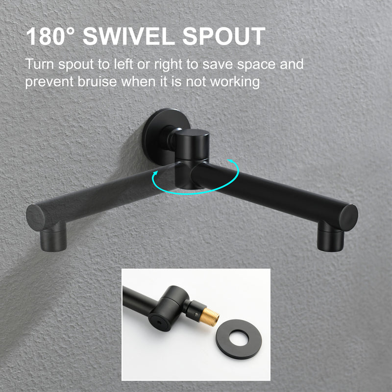Shower Faucet Set with Tub Spout Rain Shower System Bathroom Shower Set Tub Shower Faucet Combo Set Complete Celling Mounted