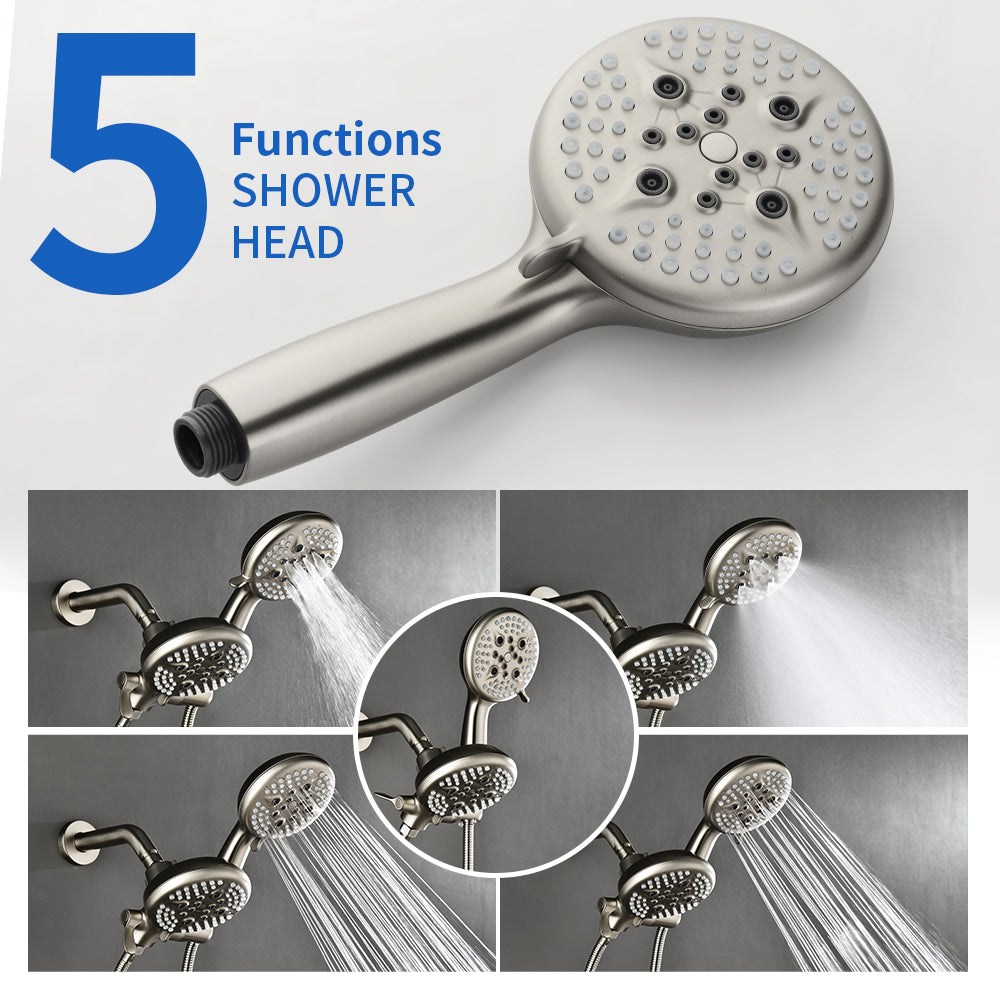 Wall Mounted Shower System With Tub Spout Bathtub Faucet Set Tub And