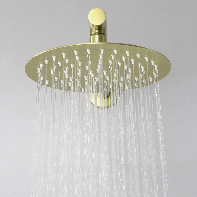 8"stainless steel shower head Round Shower Faucets Sets Complete, Single Function Shower trim kit 8-steel-shower-head-round-shower-faucets-sets-complete-single-function-shower 
