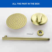 8"stainless steel shower head Round Shower Faucets Sets Complete, Single Function Shower trim kit 8-steel-shower-head-round-shower-faucets-sets-complete-single-function-shower 