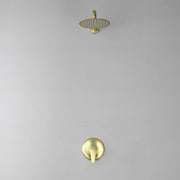 8"stainless steel shower head Round Shower Faucets Sets Complete, Single Function Shower trim kit 8-steel-shower-head-round-shower-faucets-sets-complete-single-function-shower 