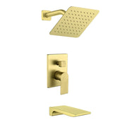 Bath and Shower Faucet Set with Pressure Balance Valve, 8 Inch Rain Shower Head and Waterfall Spout in Matte Black, Brushed Nickel, Brushed Gold Finish bath-and-shower-faucet-set-with-pressure-balance-valve-8-inch-rain-shower-head-and-waterfall-spout-in-matte-black-brushed-nickel-brushed-gold-finish 