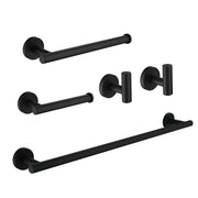 Bathroom Accessories Set, Includes 18-Inch Bath Towel Bar, 5-Piece, Durable SUS304 Stainless Steel bathroom-accessories-set-includes-18-inch-bath-towel-bar-5-piece-durable-sus304-stainless-steel Matte Black / 不锈钢