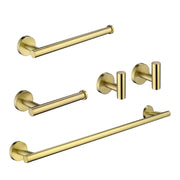 Bathroom Accessories Set, Includes 18-Inch Bath Towel Bar, 5-Piece, Durable SUS304 Stainless Steel bathroom-accessories-set-includes-18-inch-bath-towel-bar-5-piece-durable-sus304-stainless-steel Brushed Gold / 不锈钢