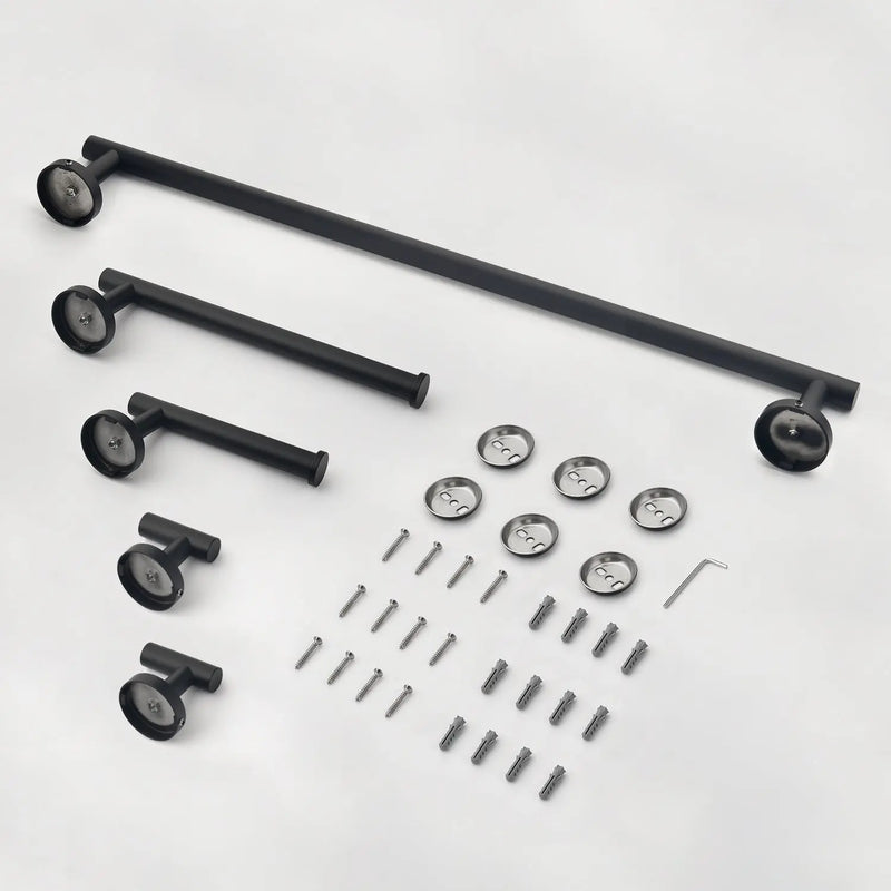 Bathroom Accessories Set, Includes 18-Inch Bath Towel Bar, 5-Piece, Durable SUS304 Stainless Steel bathroom-accessories-set-includes-18-inch-bath-towel-bar-5-piece-durable-sus304-stainless-steel 