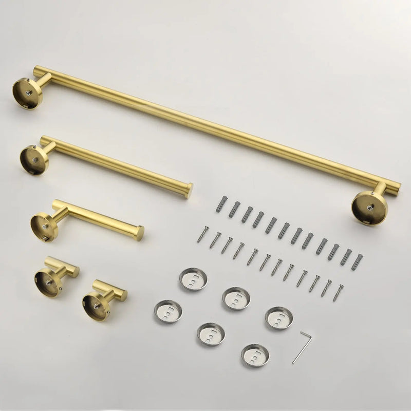 Bathroom Accessories Set, Includes 18-Inch Bath Towel Bar, 5-Piece, Durable SUS304 Stainless Steel bathroom-accessories-set-includes-18-inch-bath-towel-bar-5-piece-durable-sus304-stainless-steel 