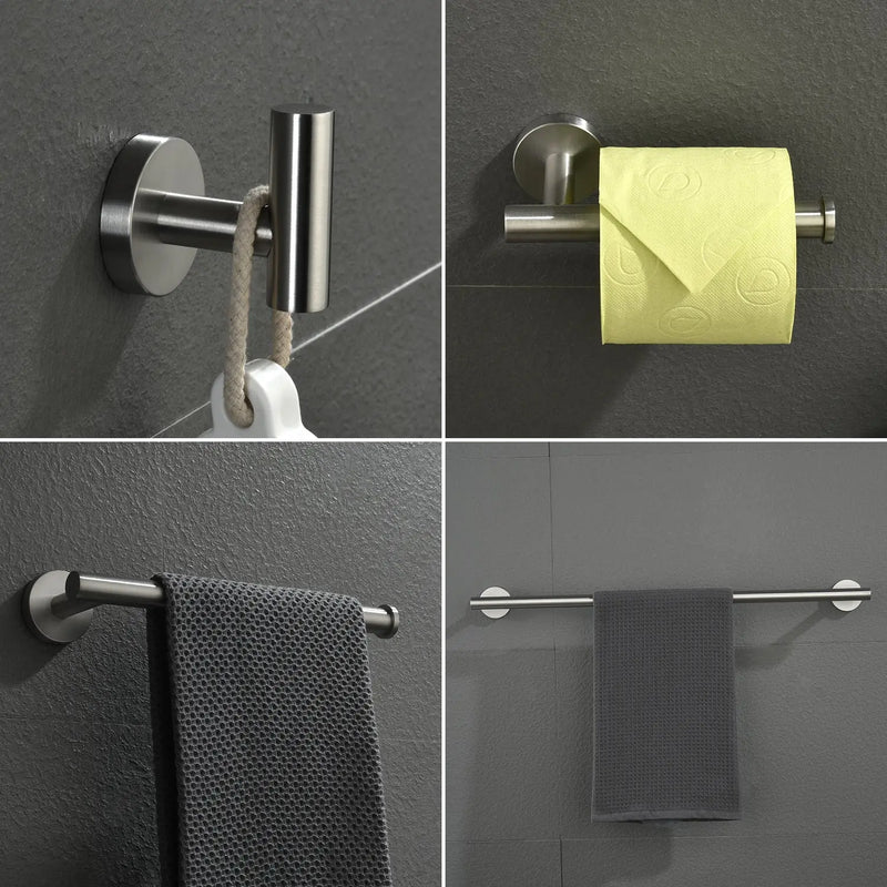 Bathroom Accessories Set, Includes 18-Inch Bath Towel Bar, 5-Piece, Durable SUS304 Stainless Steel bathroom-accessories-set-includes-18-inch-bath-towel-bar-5-piece-durable-sus304-stainless-steel 