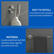 Bathroom Accessories Set, Includes 18-Inch Bath Towel Bar, 5-Piece, Durable SUS304 Stainless Steel bathroom-accessories-set-includes-18-inch-bath-towel-bar-5-piece-durable-sus304-stainless-steel 
