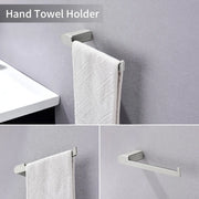 Bathroom Hardware Set, Wall Mount 4-Piece Bath Accessory Towel Rack Set In Brushed Gold, Brushed Nickel, Matte Black bathroom-hardware-set-4-piece-bath-accessory-towel-rack-set-brushed-gold-wall-mount 