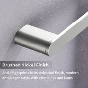 Bathroom Hardware Set, Wall Mount 4-Piece Bath Accessory Towel Rack Set In Brushed Gold, Brushed Nickel, Matte Black bathroom-hardware-set-4-piece-bath-accessory-towel-rack-set-brushed-gold-wall-mount 