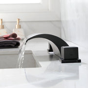 Bathroom Roman Tub Faucet with Waterfall Spout, 3 Hole Deck Mount Widespread Basin Faucet bathroom-roman-tub-faucet-with-waterfall-spout-3-hole-deck-mount-bath-tub-filler-brushed-gold-1519bg 