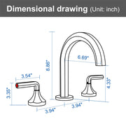 Bathroom Sink Faucet 3 Holes Widespread 8 Inch Lavatory Faucets bathroom-sink-faucet-3-holes-widespread-8-inch-lavatory-faucets-with-360-swivel-1 