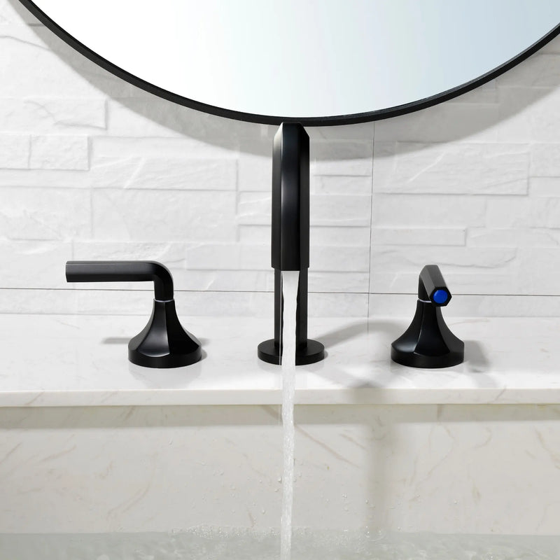 Bathroom Sink Faucet 3 Holes Widespread 8 Inch Lavatory Faucets with Hot and Cold Water Mixer bathroom-sink-faucet-3-holes-widespread-8-inch-lavatory-faucets-with-hot-and-cold-water-mixer 