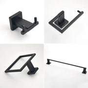 Bathroom Towel Bar Sets 4-Piece Bathroom Hardware Set Stainless Steel Bath Accessories Kit Wall Mounted wall-mounted-towel-bar-set 