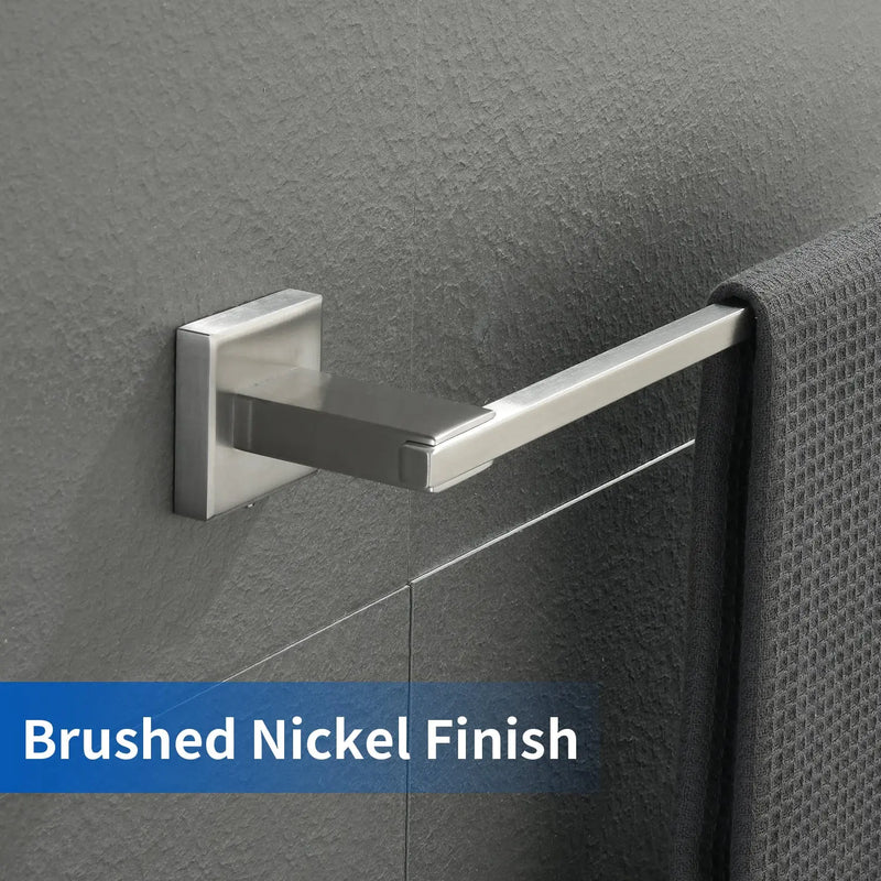 Bathroom Towel Bar Sets 4-Piece Bathroom Hardware Set Stainless Steel Bath Accessories Kit Wall Mounted wall-mounted-towel-bar-set 