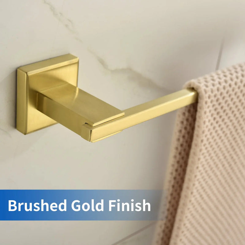 Bathroom Towel Bar Sets 4-Piece Bathroom Hardware Set Stainless Steel Bath Accessories Kit Wall Mounted wall-mounted-towel-bar-set 