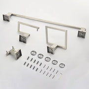 Bathroom Towel Bar Sets 4-Piece Bathroom Hardware Set Stainless Steel Bath Accessories Kit Wall Mounted wall-mounted-towel-bar-set 