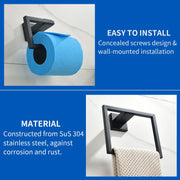 Bathroom Towel Bar Sets 4-Piece Bathroom Hardware Set Stainless Steel Bath Accessories Kit Wall Mounted wall-mounted-towel-bar-set 