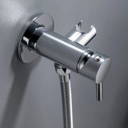 Bidet Sprayer for Toilet, Brass Handheld Sprayer Attachment with hose for Feminine Wash, Baby Diaper Cloth Washer and Shower Sprayer for Pet, Wall or Toilet Mount bidet-sprayer 