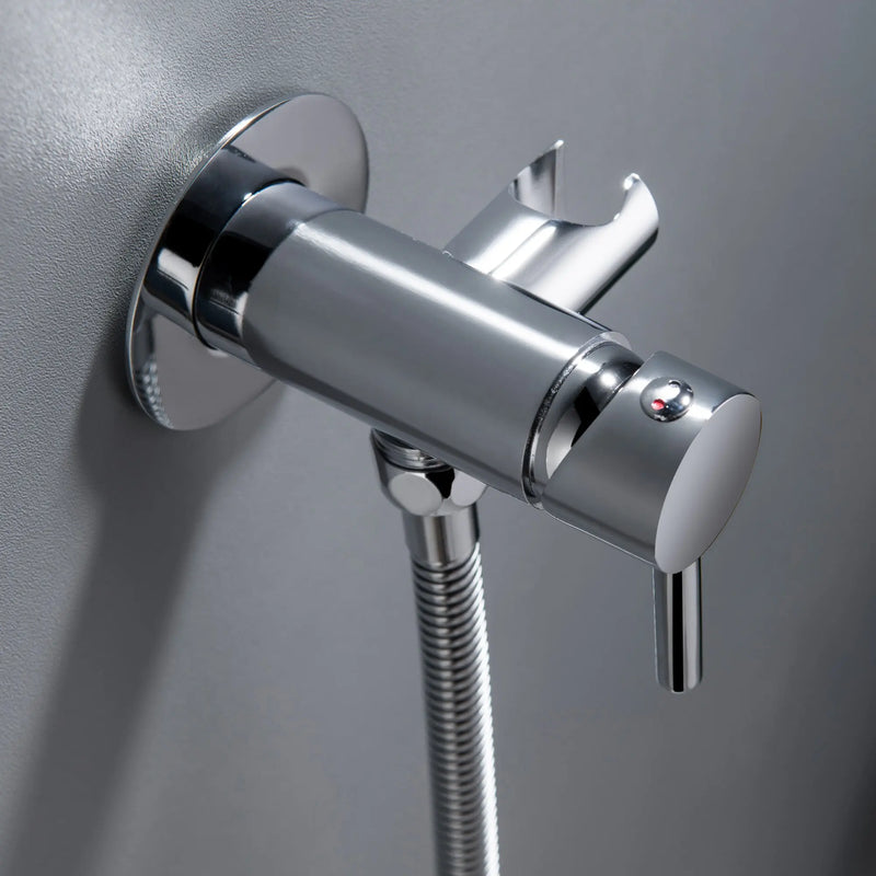 Bidet Sprayer for Toilet, Brass Handheld Sprayer Attachment with hose for Feminine Wash, Baby Diaper Cloth Washer and Shower Sprayer for Pet, Wall or Toilet Mount bidet-sprayer 