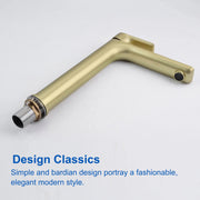Brass Bathroom Faucet, Single Handle One Hole Matte Black Bathroom Sink Faucet brass-bathroom-faucet-single-handle-one-hole-matte-black-bathroom-sink-faucet-2621b 