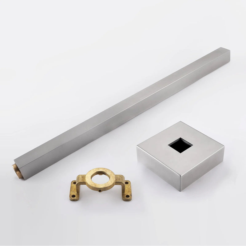 Brass Freestanding Bathtub Faucet with Hand Shower - Matte Black, Brushed Nickel, Brushed Gold brass-freestanding-bathtub-faucet-with-hand-shower 